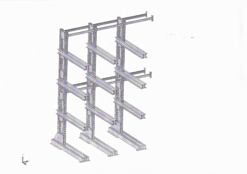 Односторонняя усиленная стойка