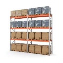 Стеллаж металлический паллетный ПР 5000х2700х1050_2С (3 яруса)